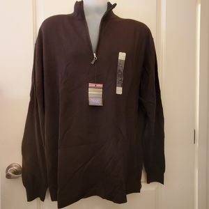 Pronto Uomo Merino Wool Quarter Zip XLTall Sweater